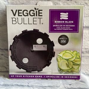 NEW Veggie Bullet Ribbon Blade
